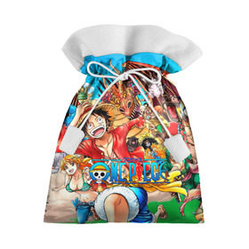 Подарочный 3D мешок с принтом One Piece в Новосибирске, 100% полиэстер | Размер: 29*39 см | Тематика изображения на принте: anime | manga | one | one piece | piece | аниме | ван пис | дракон | манга | пират | пираты | фрукты