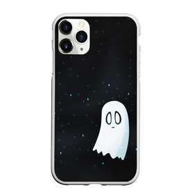 Чехол для iPhone 11 Pro Max матовый с принтом A Lonely Ghost в Новосибирске, Силикон |  | Тематика изображения на принте: ghost | sans | undertale | азриэль | андайн | гастер | надоедливая собака | одиночество | папирус | приведение | санс | скелет | сноудрейк