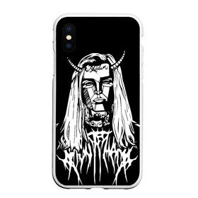 Чехол для iPhone XS Max матовый с принтом Ghostemane devil в Новосибирске, Силикон | Область печати: задняя сторона чехла, без боковых панелей | ghostemane | ghostemane mercury | ghostemane nihi | trash gang | гостмейн