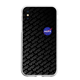 Чехол для iPhone XS Max матовый с принтом NASA в Новосибирске, Силикон | Область печати: задняя сторона чехла, без боковых панелей | nasa | space