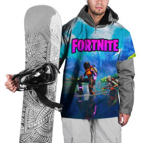 Накидка на куртку 3D с принтом Fortnite повозка в Новосибирске, 100% полиэстер |  | fortnite | game | битва | игра | камуфляж | король | огонь | фортнайн | фортнайт