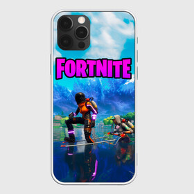 Чехол для iPhone 12 Pro с принтом Fortnite повозка в Новосибирске, силикон | область печати: задняя сторона чехла, без боковых панелей | fortnite | game | битва | игра | камуфляж | король | огонь | фортнайн | фортнайт