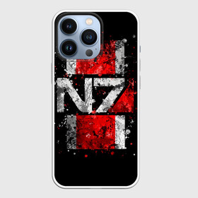Чехол для iPhone 13 Pro с принтом Mass Effect N7 в Новосибирске,  |  | game