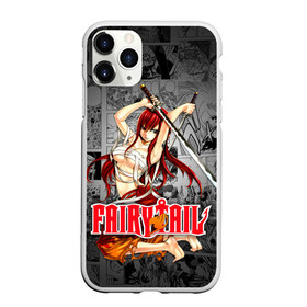 Чехол для iPhone 11 Pro матовый с принтом Fairy Tail (Эльза) в Новосибирске, Силикон |  | anime | fairy tail | manga | аниме | манга | фейри тейл | фея | хвост | хвост феи | эльза