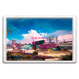 Магнит 45*70 с принтом Far Cry New Dawn в Новосибирске, Пластик | Размер: 78*52 мм; Размер печати: 70*45 | 