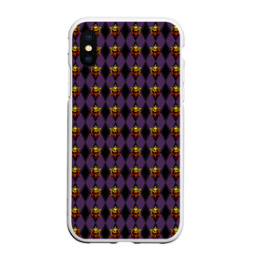 Чехол для iPhone XS Max матовый с принтом Killer Queen Symbol в Новосибирске, Силикон | Область печати: задняя сторона чехла, без боковых панелей | jojo no kimyou na bouken | jojos bizarre adventure | killer queen | невероятное приключение джоджо