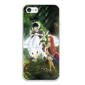 Чехол для iPhone 5/5S матовый с принтом The Rising of the Shield Hero в Новосибирске, Силикон | Область печати: задняя сторона чехла, без боковых панелей | anime | manga | tate no yuusha no nariagari | the rising of the shield hero | аниме | восхождение героя щита | манга | наофуми иватани | рафталия | фиро