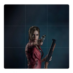 Магнитный плакат 3Х3 с принтом Claire Redfield в Новосибирске, Полимерный материал с магнитным слоем | 9 деталей размером 9*9 см | 2 | biohazard | claire | evil | horror | raccoon | resident | survival | t virus | t вирус | выживание | зла | кеннеди | клэр | леон | обитель | раккун | редфилд | скотт | ужас