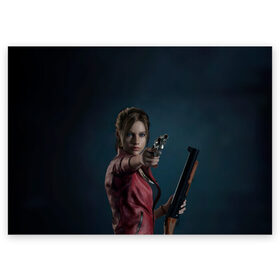 Поздравительная открытка с принтом Claire Redfield в Новосибирске, 100% бумага | плотность бумаги 280 г/м2, матовая, на обратной стороне линовка и место для марки
 | Тематика изображения на принте: 2 | biohazard | claire | evil | horror | raccoon | resident | survival | t virus | t вирус | выживание | зла | кеннеди | клэр | леон | обитель | раккун | редфилд | скотт | ужас