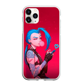 Чехол для iPhone 11 Pro матовый с принтом Jinx in love в Новосибирске, Силикон |  | game | heart | jinx | legends | legue | legueoflegends | lol | love | mobile | phone | безбашенная | джинкс | игра | легенд | лига | лигалегенд | лол | любовь | сердечко | сердце | стрелок | хулиганка