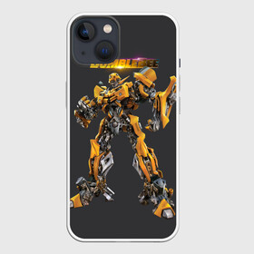 Чехол для iPhone 13 с принтом BumbleBee в Новосибирске,  |  | autobot | camaro | chevrolet | kefer | movie | volkswagen | автобот | бамблби | желтая | кино | лого | трансформер | трансформеры | фан | фильм | черная | шершень | шмель