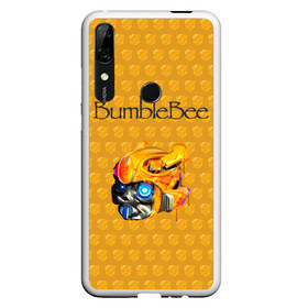 Чехол для Honor P Smart Z с принтом BumbleBee в Новосибирске, Силикон | Область печати: задняя сторона чехла, без боковых панелей | 2019 | bumble bee | transformers | арт | бамблби | желтая | киборг | классная | мёд | надпись | прикольная | пчела | робот | соты | трансформеры | улей | фильм