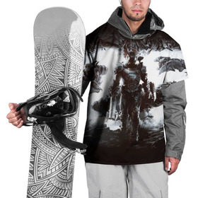 Накидка на куртку 3D с принтом Doom Eternal в Новосибирске, 100% полиэстер |  | Тематика изображения на принте: doom | земля | игра | космос | марс | фантастика | шутер