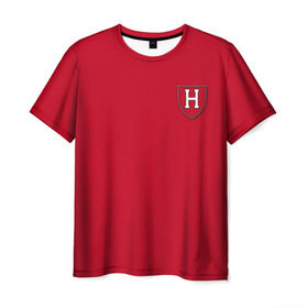 Мужская футболка 3D с принтом Harvard University в Новосибирске, 100% полиэфир | прямой крой, круглый вырез горловины, длина до линии бедер | harvard university | гарвард | колледж | образование | студенты | сша | университет | школа