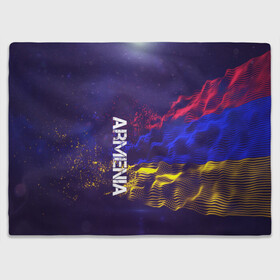 Плед 3D с принтом Armenia(Армения) в Новосибирске, 100% полиэстер | закругленные углы, все края обработаны. Ткань не мнется и не растягивается | armenia | flag | urban | армения | город | мир | путешествие | символика | страны | флаг | флаги