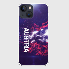 Чехол для iPhone 13 mini с принтом Austria(Австрия) в Новосибирске,  |  | austria | flag | urban | австрия | город | мир | путешествие | символика | страны | флаг | флаги