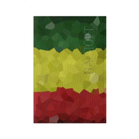 Обложка для паспорта матовая кожа с принтом Эфиопия в Новосибирске, натуральная матовая кожа | размер 19,3 х 13,7 см; прозрачные пластиковые крепления | Тематика изображения на принте: 420 | 4:20 | боб марли | раста | растаман | эвиопия