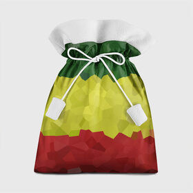 Подарочный 3D мешок с принтом Эфиопия в Новосибирске, 100% полиэстер | Размер: 29*39 см | 420 | 4:20 | боб марли | раста | растаман | эвиопия