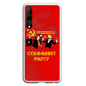 Чехол для Honor P30 с принтом Communist party в Новосибирске, Силикон | Область печати: задняя сторона чехла, без боковых панелей | Тематика изображения на принте: вечеринка | звезда | кастро | коммунизм | коммунист | коммунистическая | ленин | мао | маркс | молот | партия | рауль | серп | сталин | тусовка | ульянов | фидель | цзиньпин | цзэдун | энгельс
