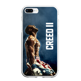 Чехол для iPhone 7Plus/8 Plus матовый с принтом Creed 2 в Новосибирске, Силикон | Область печати: задняя сторона чехла, без боковых панелей | creed | jordan | lundgren | stallone | бальбоа | бокс | джордан | крид | лундгрен | ринг | рокки | сильвестр | сталлоне