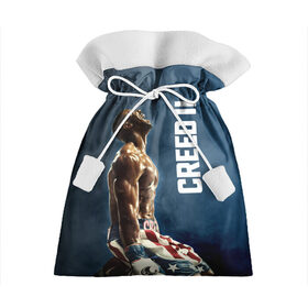 Подарочный 3D мешок с принтом Creed 2 в Новосибирске, 100% полиэстер | Размер: 29*39 см | creed | jordan | lundgren | stallone | бальбоа | бокс | джордан | крид | лундгрен | ринг | рокки | сильвестр | сталлоне