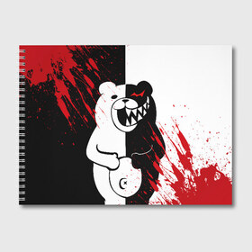 Альбом для рисования с принтом MONOKUMA в Новосибирске, 100% бумага
 | матовая бумага, плотность 200 мг. | ahegao | anime | bear | blood | danganronpa | derector | despair | girls | happy | havoc | manga | monokuma | panda | red | robot | trigger | ultra | аниме | ахегао | директор | кровь | манга | медведь | монокума | панда | робот