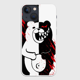 Чехол для iPhone 13 mini с принтом Monokuma вторая сущность в Новосибирске,  |  | ahegao | anime | bear | blood | danganronpa | derector | despair | girls | happy | havoc | manga | monokuma | panda | red | robot | trigger | ultra | аниме | ахегао | директор | кровь | манга | медведь | монокума | панда | робот