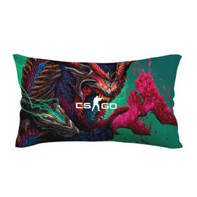 Подушка 3D антистресс с принтом CS GO hyper beast skin в Новосибирске, наволочка — 100% полиэстер, наполнитель — вспененный полистирол | состоит из подушки и наволочки на молнии | beast | counterstike | csgo | hyper | hyperbeast | m4a1s | steam | винтовка | контра | кс | ксго | шмотки