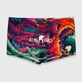 Мужские купальные плавки 3D с принтом CS GO  hyper beast skin в Новосибирске, Полиэстер 85%, Спандекс 15% |  | Тематика изображения на принте: beast | counterstike | csgo | hyper | hyperbeast | m4a1s | steam | винтовка | контра | кс | ксго | шмотки