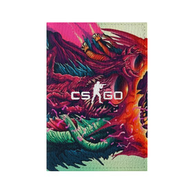 Обложка для паспорта матовая кожа с принтом CS GO  hyper beast skin в Новосибирске, натуральная матовая кожа | размер 19,3 х 13,7 см; прозрачные пластиковые крепления | Тематика изображения на принте: beast | counterstike | csgo | hyper | hyperbeast | m4a1s | steam | винтовка | контра | кс | ксго | шмотки