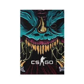 Обложка для паспорта матовая кожа с принтом CS GO hyper beast skin в Новосибирске, натуральная матовая кожа | размер 19,3 х 13,7 см; прозрачные пластиковые крепления | beast | counterstike | csgo | hyper | hyperbeast | m4a1s | steam | винтовка | контра | кс | ксго | шмотки