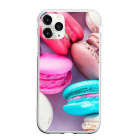 Чехол для iPhone 11 Pro матовый с принтом Macaroons в Новосибирске, Силикон |  | almond | cookie | dessert | food | macaroons | maccarone | maccherone | десерт | еда | макарон | макарони | макароны | макарун | макаруны | миндаль | миндальный | орех | печенье | сладкое | сладости