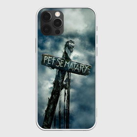 Чехол для iPhone 12 Pro с принтом Кладбище домашних животных в Новосибирске, силикон | область печати: задняя сторона чехла, без боковых панелей | king | pet | sematary | stephen | кинг | кино | стивен | ужасы