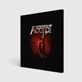 Холст квадратный с принтом Accept в Новосибирске, 100% ПВХ |  | accept | heavy metal | power metal | группы | метал | музыка | пауэр метал | рок | хэви метал