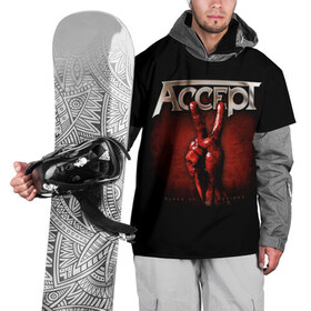 Накидка на куртку 3D с принтом Accept в Новосибирске, 100% полиэстер |  | accept | heavy metal | power metal | группы | метал | музыка | пауэр метал | рок | хэви метал