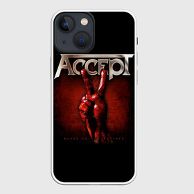 Чехол для iPhone 13 mini с принтом Accept в Новосибирске,  |  | accept | heavy metal | power metal | группы | метал | музыка | пауэр метал | рок | хэви метал