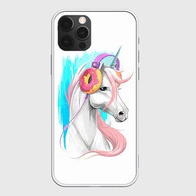 Чехол для iPhone 12 Pro Max с принтом Music Unicorn Art в Новосибирске, Силикон |  | Тематика изображения на принте: волшебный | единорог | единорожик | единорожка | магия | музыка | пончик | пончики