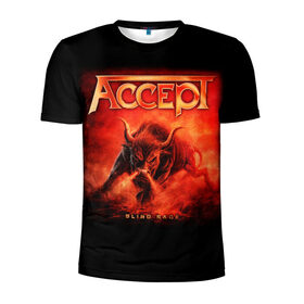 Мужская футболка 3D спортивная с принтом Accept в Новосибирске, 100% полиэстер с улучшенными характеристиками | приталенный силуэт, круглая горловина, широкие плечи, сужается к линии бедра | accept | heavy metal | power metal | группы | метал | музыка | пауэр метал | рок | хэви метал