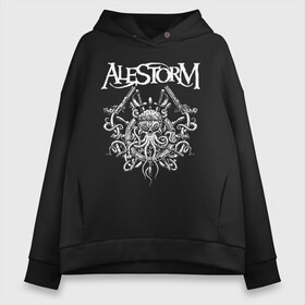 Женское худи Oversize хлопок с принтом Alestorm в Новосибирске, френч-терри — 70% хлопок, 30% полиэстер. Мягкий теплый начес внутри —100% хлопок | боковые карманы, эластичные манжеты и нижняя кромка, капюшон на магнитной кнопке | alestorm | metal | группы | метал | музыка | пауэр метал | рок | фолк метал | хэви метал