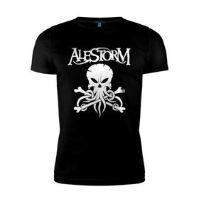 Мужская футболка премиум с принтом Alestorm в Новосибирске, 92% хлопок, 8% лайкра | приталенный силуэт, круглый вырез ворота, длина до линии бедра, короткий рукав | alestorm | metal | группы | метал | музыка | пауэр метал | рок | фолк метал | хэви метал