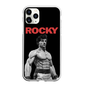 Чехол для iPhone 11 Pro матовый с принтом ROCKY в Новосибирске, Силикон |  | creed | jordan | lundgren | mix fight | mixfight | stallone | ufc | бальбоа | бокс | джордан | крид | лундгрен | мышцы | ринг | роки | рокки | сильвестр | сталлоне | сталоне