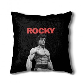 Подушка 3D с принтом ROCKY в Новосибирске, наволочка – 100% полиэстер, наполнитель – холлофайбер (легкий наполнитель, не вызывает аллергию). | состоит из подушки и наволочки. Наволочка на молнии, легко снимается для стирки | creed | jordan | lundgren | mix fight | mixfight | stallone | ufc | бальбоа | бокс | джордан | крид | лундгрен | мышцы | ринг | роки | рокки | сильвестр | сталлоне | сталоне