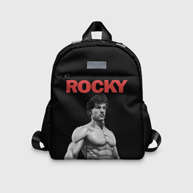 Детский рюкзак 3D с принтом ROCKY в Новосибирске, 100% полиэстер | лямки с регулируемой длиной, сверху петелька, чтобы рюкзак можно было повесить на вешалку. Основное отделение закрывается на молнию, как и внешний карман. Внутри дополнительный карман. По бокам два дополнительных кармашка | creed | jordan | lundgren | mix fight | mixfight | stallone | ufc | бальбоа | бокс | джордан | крид | лундгрен | мышцы | ринг | роки | рокки | сильвестр | сталлоне | сталоне