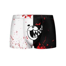 Мужские трусы 3D с принтом MONOKUMA Blood в Новосибирске, 50% хлопок, 50% полиэстер | классическая посадка, на поясе мягкая тканевая резинка | Тематика изображения на принте: ahegao | anime | bear | blood | danganronpa | derector | despair | girls | happy | havoc | manga | monokuma | panda | red | robot | trigger | ultra | аниме | ахегао | директор | кровь | манга | медведь | монокума | панда | робот