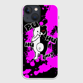 Чехол для iPhone 13 mini с принтом MONOKUMA Puhuhuhu в Новосибирске,  |  | ahegao | anime | bear | blood | danganronpa | derector | despair | girls | happy | havoc | manga | monokuma | panda | red | robot | trigger | ultra | аниме | ахегао | директор | кровь | манга | медведь | монокума | панда | робот