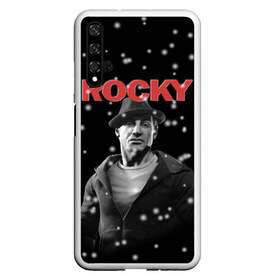 Чехол для Honor 20 с принтом Old Rocky в Новосибирске, Силикон | Область печати: задняя сторона чехла, без боковых панелей | creed | jordan | lundgren | mix fight | mixfight | stallone | ufc | бальбоа | бокс | джордан | крид | лундгрен | мышцы | ринг | роки | рокки | сильвестр | сталлоне | сталоне