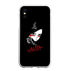 Чехол для iPhone XS Max матовый с принтом Alita Battle Angel в Новосибирске, Силикон | Область печати: задняя сторона чехла, без боковых панелей | Тематика изображения на принте: alita | alita: battle angel | angel | battle | gunnm | алита | боевой ангел | гали | города свалки металлолома | гунм | гуннм | дайсукэ идо | девушка | киборг | сны оружия | хаос