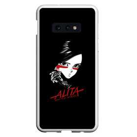 Чехол для Samsung S10E с принтом Alita Battle Angel в Новосибирске, Силикон | Область печати: задняя сторона чехла, без боковых панелей | Тематика изображения на принте: alita | alita: battle angel | angel | battle | gunnm | алита | боевой ангел | гали | города свалки металлолома | гунм | гуннм | дайсукэ идо | девушка | киборг | сны оружия | хаос