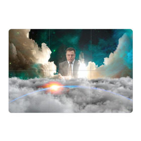 Магнитный плакат 3Х2 с принтом Elon Musk Thinker (Илон Маск) в Новосибирске, Полимерный материал с магнитным слоем | 6 деталей размером 9*9 см | elon musk | space | space x | tesla | дым | илон маск | инопланетяне | космос | личность | мыслитель | облака | планета | ракета | спейс | тесла | философ | шаттл