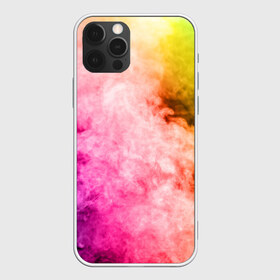 Чехол для iPhone 12 Pro Max с принтом Радужный дым в Новосибирске, Силикон |  | holi | праздник красок | радуга | радужный дым | холи | цвета радуги | яркий